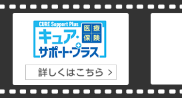 CURE Support Plus
キュア・
医療
保険|
[サポート・プラス」
詳しくはこちら>
☐