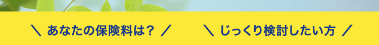 \ あなたの保険料は? /
\ じっくり検討したい方 /